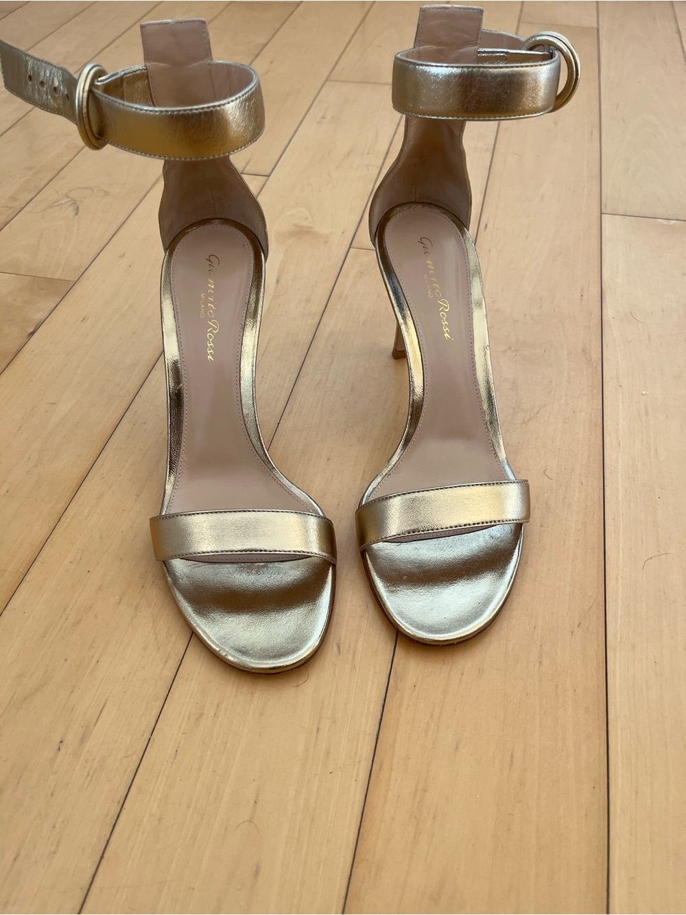Gianvito Rossi Portofino Leather Sandals